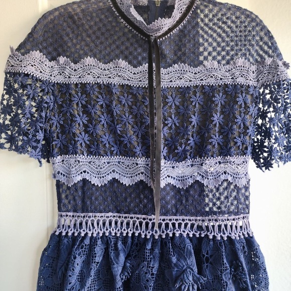 NEW Few Moda New York midi Lace Dress - Picture 9 of 9